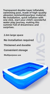 <span class=keywords><strong>สระ</strong></span>ว่าย<span class=keywords><strong>น้ำ</strong></span><span class=keywords><strong>เป่า</strong></span><span class=keywords><strong>ลม</strong></span> PVC สองชั้น สีฟ้าขาว โปร่งใส คุณภาพสูง ราคาถูก ทนทาน ขายส่งจากโรงงาน - Product Image 6