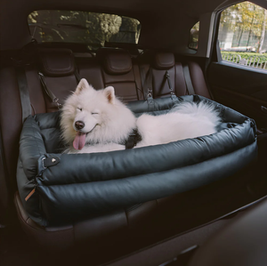 Extensor de asiento de coche para mascotas de lujo moderno fondo duro súper suave refuerzo perro mascota asiento de coche cama - Product Image 4