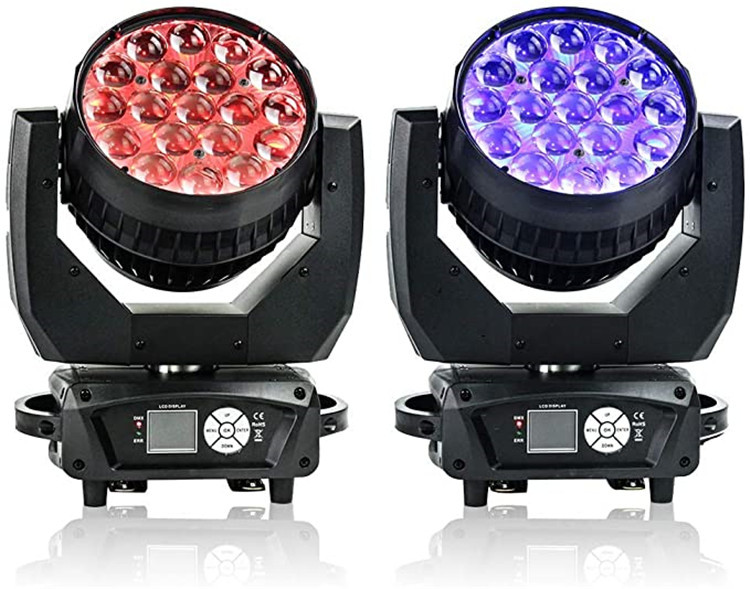 Modern Design Large Stock Top Quality Rgbw Zoom Lighting Circle Control Moving Head Light Stage Light for Dj Disco Bar
