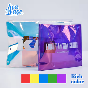 תיק pvc עם רוכסן רוכסן פלסטיק קטן מותאם אישית תיק רוכסן פלסטיק, תיק רוכסן - Product Image 5