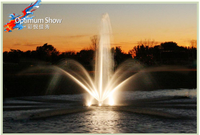 Aérateur solaire extérieur personnalisé avec logo, nouveau design, grande fontaine pour bassin d'eau