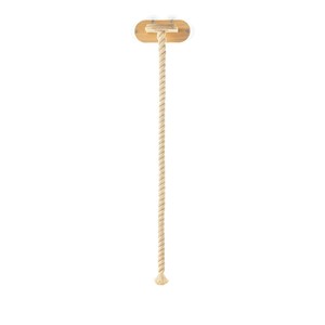 Corde d'escalade murale pour chat en bois massif avec ventouse pour chats de grande taille, design minimaliste et durable - Product Image 5
