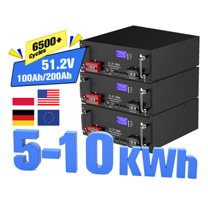 200ah แบตเตอรี่ลิเธียม51.2V ชั้นวาง15kwh เซิร์ฟเวอร์ Lifepo4แบตเตอรี่เก็บพลังงานที่บ้าน - Product Image 1