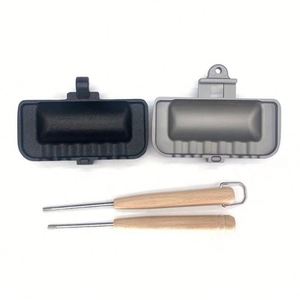 Sandwichera, sartén de doble cara, sartén abatible para desayuno panqueques tostadora para perros calientes - Product Image 3