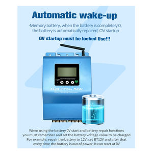 Key Touch Grande Inductance Large Tension MPPT Contrôle de charge <span class=keywords><strong>solaire</strong></span> Reconnaissance automatique 12V24V36V48V60V Prend en charge le réglage des créneaux horaires - Product Image 4