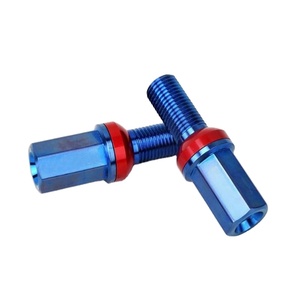 Boulon de bagues connecteur étendu en alliage d'aluminium anodisé coloré, écrou Gr5 m8x32 mm - Product Image 1