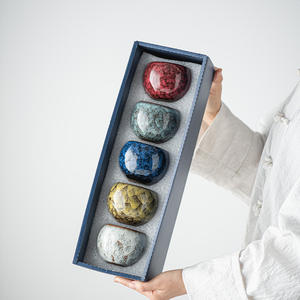 ถ้วยชาเซรามิกของขวัญสำหรับชาสุดหรูถ้วยชาสไตล์พอร์ซเลนถ้วยกังฟูชุดถ้วยพอร์ซเลนสำหรับเดินทางแก้วกาแฟ - Product Image 1