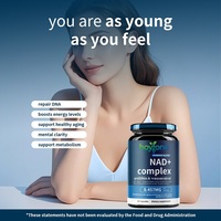 Capsules de soutien énergétique et de vitalité cellulaire pour adultes, marque privée OEM, complexe NAD+ avec Urolithin A et Resvératrol