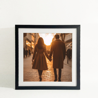 Cadre photo en bois MDF 15x15 pour vente en gros, impression UV, décoration murale
