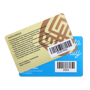 Tarjeta de Regalo de PVC con Número de Serie Personalizado, Código de Barras, Código QR, Impresión Digital, Tarjeta de <span class=keywords><strong>Descuento</strong></span> para Membresía - Product Image 3