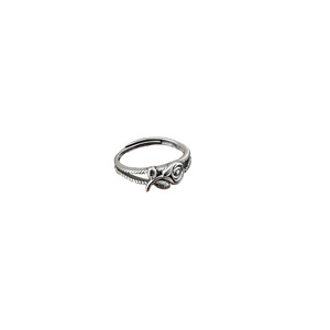Yinruitai S925 Sterling Silver Rose <b>Open</b> <b>Ring</b> For Women Light Luxury High End Niche Plain Band - Product Image 5