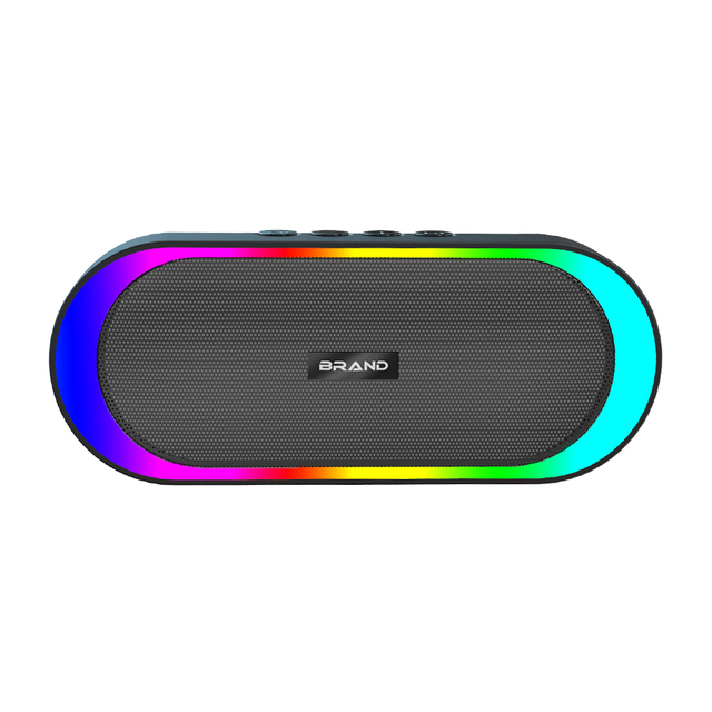 Factory Wholesale New Model LED Light Cylinder RGB Speaker for Computer TV Outdoor Party Hiking Travel