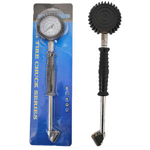 Dual-Head <b>Tire</b> Pressure Tool - Combines Inflator and Accurate Pressure <b>Gauge</b> - Product Image 3