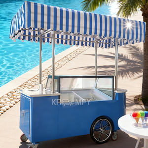 Kiosque à sucettes glacées 2025, chariot de vente ambulante, camion de nourriture mobile pour le petit-déjeuner et les collations, remorque à 3 roues - Product Image 3