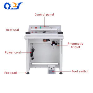 Machine de scellage thermique pneumatique à commande au <span class=keywords><strong>pied</strong></span>, modè<span class=keywords><strong>le</strong></span> 400, pour <span class=keywords><strong>film</strong></span> rétractable, carton, sacs plastiques et boîtes alimentaires - Product Image 5