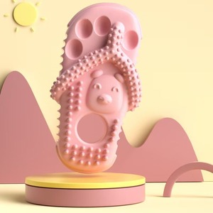 Pet <b>Slipper</b> Chew Toy TPR Multi Color Dog Teething Toy For Teeth <b>Cleaning</b> - Product Image 3