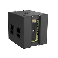 Caisson de basses actif professionnel VA Smart Sub double 15 pouces pour théâtre et stade, 700W/2800W, garantie 1 an