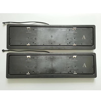 Support de plaque d'immatriculation de voiture, support de plaque d'immatriculation télécommandé européen, adapté aux normes russes/ukrainiennes