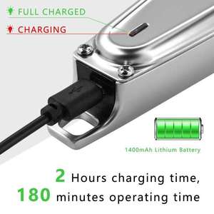 पेशेवर बालों की दाढ़ी ट्रिमर, 4 कॉम्ब्स के साथ कॉर्नलेस किट और पुरुषों की ग्रोमिंग किट के लिए प्रकाश का नेतृत्व किया - Product Image 6