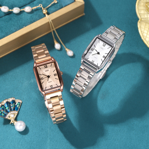Montre carrée minimaliste pour femmes, mode de niche, luxe léger, sensation haut de gamme - Product Image 3