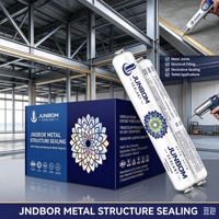 Scellant silicone neutre Junbom pour l'installation de murs-rideaux en verre, fenêtres, panneaux en aluminium, joints de pierre, adhésif résistant aux intempéries