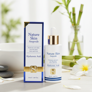 Ampoule à l'acide hyaluronique et aux peptides, hydratation intense, raffermissante, apaisante, 50 ml, sérum coréen pour le soin du visage, éclaircissant, anti-âge, vitamine B5 - Product Image 3