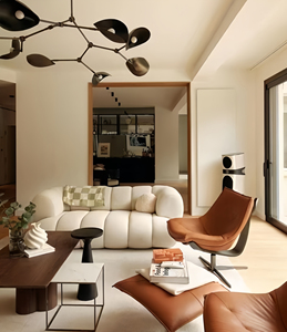 Nuevo Sofá de Terciopelo Elegante de Alta Calidad - Sofá Recto de Lujo Intermede Chic, Moderno para Sala de Estar - Product Image 5