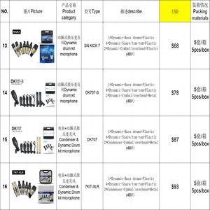 Nouveau Design Drum Microphone Set Tg avec un excellent prix Microphone Drum Set - Product Image 6