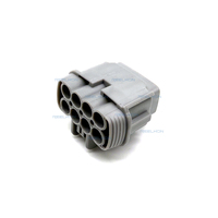 Conectores de Carcasa de Enchufe Automotriz de 7 Pines de Latón y Nylon 7089A-2.2-21, Impermeables