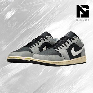 Air Jordan 1 Low 'Light Smoke Grey' Chaussures de sport légères pour la marche et la course, style décontracté, design tendance, printemps - Product Image 2