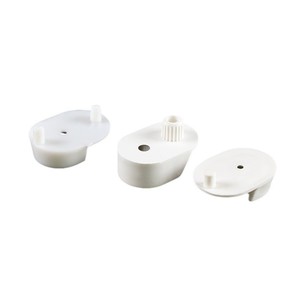 Yingya <b>Wardrobe</b> Plastic Clothes Rod Support Base Wall Mount Non Detachable Injection Molding Modern Simple Cupboard <b>Hardware</b> - Product Image 3