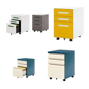 Vật liệu giá tốt tiên phong tủ tập tin ổ khóa 2 3 ngăn kéo kim loại di động thép nhỏ nộp hồ sơ 2 tủ an toàn - Product Image 6