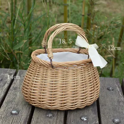 Offre Spéciale rotin portable panier de fleurs