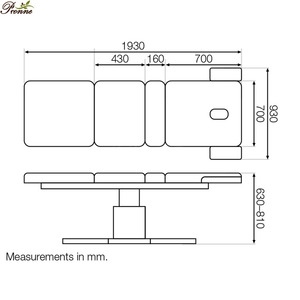 Salon <span class=keywords><strong>de</strong></span> beauté <span class=keywords><strong>de</strong></span> base d'or <span class=keywords><strong>de</strong></span> vente directe d'usine pliant la <span class=keywords><strong>table</strong></span> <span class=keywords><strong>de</strong></span> massage électrique <span class=keywords><strong>de</strong></span> <span class=keywords><strong>Shiatsu</strong></span> pour le salon <span class=keywords><strong>de</strong></span> beauté - Product Image 6