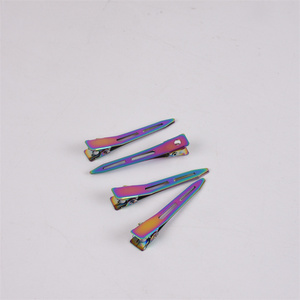 En gros Nouvelle Couleur Arc-En-Peinture Plat En Métal Ressort <span class=keywords><strong>Crocodile</strong></span> Épingle À Cheveux à Vendre - Product Image 5