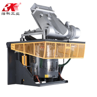 Horno de Inducción sin Núcleo de Frecuencia Intermedia para Fundir Hierro, Acero, Cobre y Aluminio