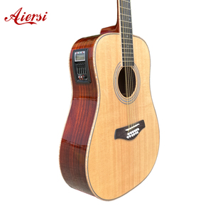 Trung Quốc Aiersi handmade 41 inch 12 chuỗ<span class=keywords><strong>i</strong></span> đ<span class=keywords><strong>i</strong></span>ện Acoustic <span class=keywords><strong>Guitar</strong></span> rắn vân sam Top vớ<span class=keywords><strong>i</strong></span> gỗ hồng mộc cơ thể bóng biểu tượng tùy chỉnh OEM ODM - Product Image 1
