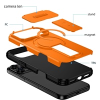 Coques de téléphone magnétiques de protection militaire anti-chute pour iPhone 17 Air 16 E 15 14 13 12 11 Pro Max Plus, coque double couche 17pro