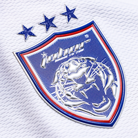 Badge de maillot de football personnalisé en plastique avec impression en relief, logo de club, transfert thermique, patch 3D en TPU pour vêtements de club de football