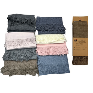 Sciarpa floreale 70x180 cm con gancio per il calore del collo, per uso invernale - Product Image 1