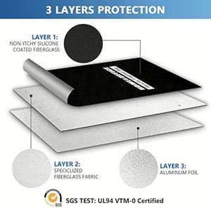 CUSTOM 15\" X 11\" Dual <b>Pocket</b> Waterproof Fireproof Document Bag Zippered Security <b>Pocket</b> for Valuables Legal Documents - Product Image 2