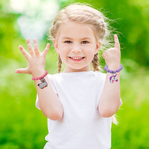 Braccialetti per Bambine con Perline Colorate a Forma di Caramella, Nuovo Design, Braccialetti Personalizzati con Charm per la Festa dei Bambini, Regalo per Principesse - Product Image 4