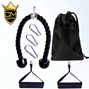 <span class=keywords><strong>Cuerda</strong></span> de Tríceps CHENGMO SPORTS de Alta Calidad para Curl de Bíceps y Tríceps, <span class=keywords><strong>Cuerda</strong></span> de Tracción para Tríceps con Excelentes Agarres, <span class=keywords><strong>Cuerda</strong></span> de Tríceps de Nailon - Product Image 1