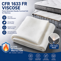 Feutre en polyester CFR 1633 pour barrière anti-feu, ignifuge pour matelas et protection des meubles