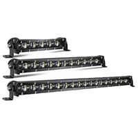 Barre lumineuse de travail LED 24V 60W, étanche IP68, en aluminium, 14/20/26/32/38/44 pouces, pour Jeep, SUV, ATV, voiture, camion, 4x4, tout-terrain, ajustement universel