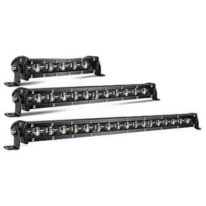 Barre lumineuse de travail LED 24V 60W 14/20/26/32/38/44 pouces pour Jeeps, SUV, ATV, voitures, camions, 4x4, tout-terrain, ajustement universel, garantie de 2 ans, neuf - Product Image 4