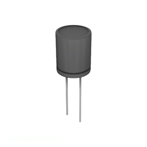 Condensador radial de aluminio de canal de fabricante, de montaje a través de orificio, 3.3 uF SH3R3M250ST, 20% 250V - Product Image 1
