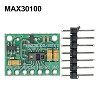 MAX30100 MAX30102 Sensor daya rendah, papan Breakout denyut jantung untuk modul Sensor oksigen darah Arduino MAX30100 denyut nadi oksimeter