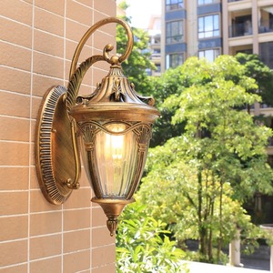 <span class=keywords><strong>Lampe</strong></span> murale LED extérieure IP65 étanche, style européen, <span class=keywords><strong>pour</strong></span> villa, jardin, cour, <span class=keywords><strong>terrasse</strong></span>, clôture, portail, piliers, éclairage mural extérieur - Product Image 3