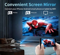 Proyector Láser Nativo 1080P para Cine en Casa, TV 3D, Teléfono, Juegos Inalámbricos, Wifi, Proyector 4K, Proyector Android de Alto Lumen